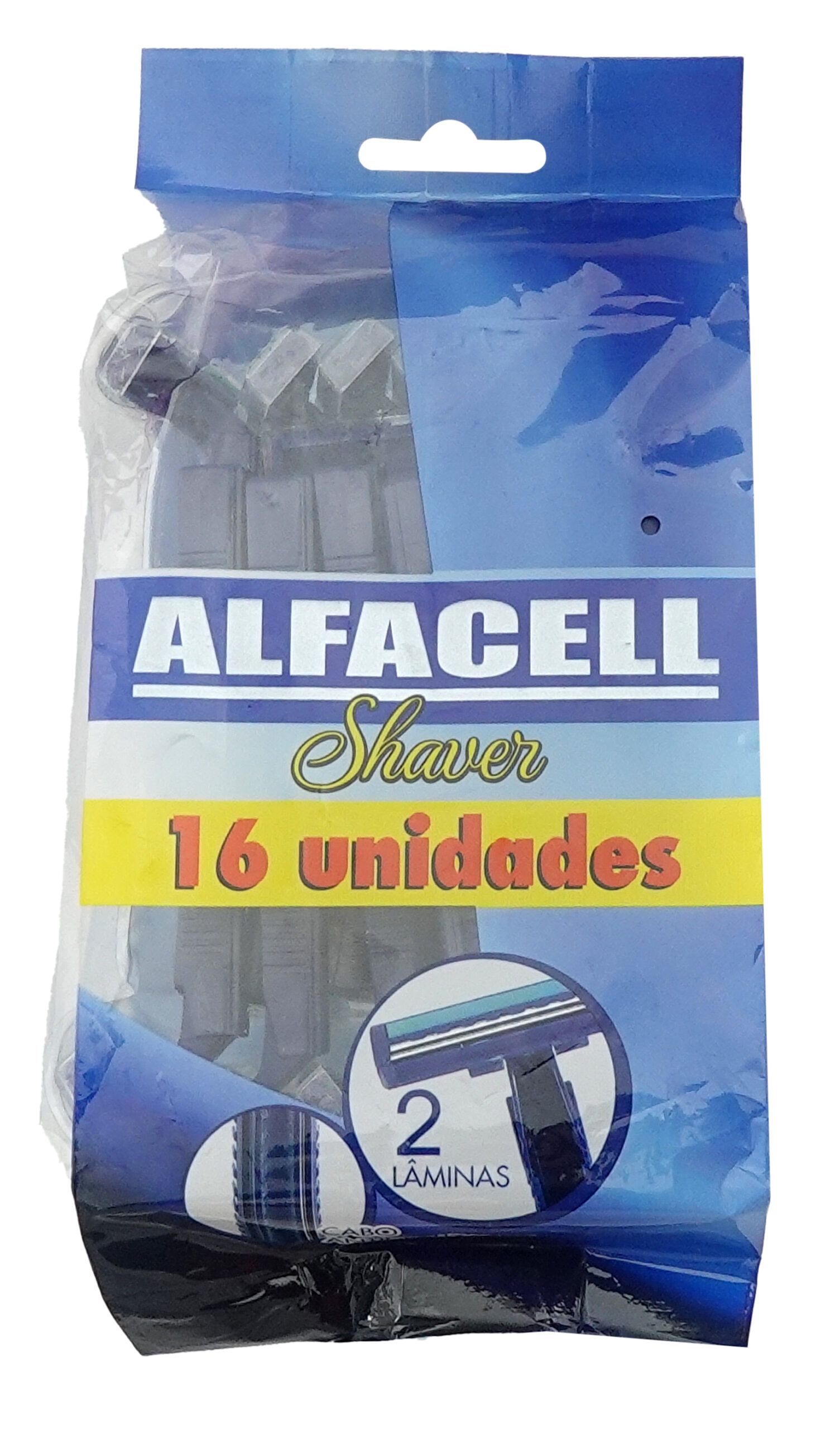 KIT BARBEADOR DESCARTÁVEL COM 2 LÂMINAS (16 PEÇAS)