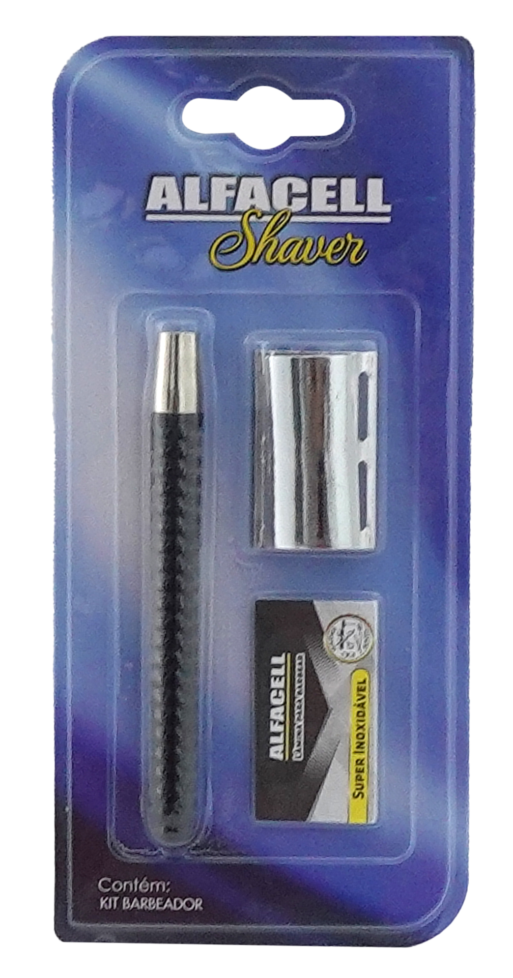 KIT BARBEADOR (1 BARBEADOR E 2 LÂMINAS DESCARTÁVEIS)