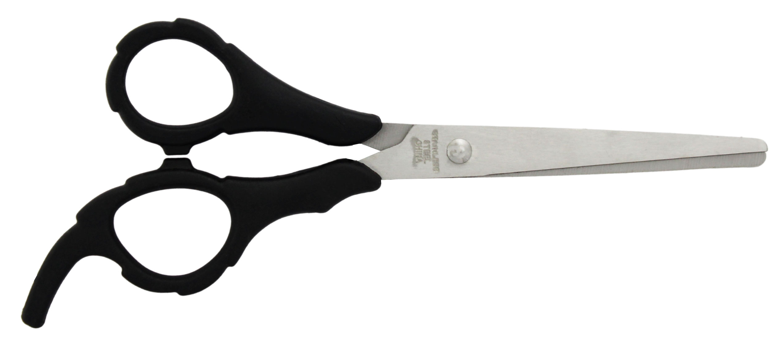 KIT TESOURAS PARA BARBEARIA (1 TESOURA LISA E 1 TESOURA DENTADA,