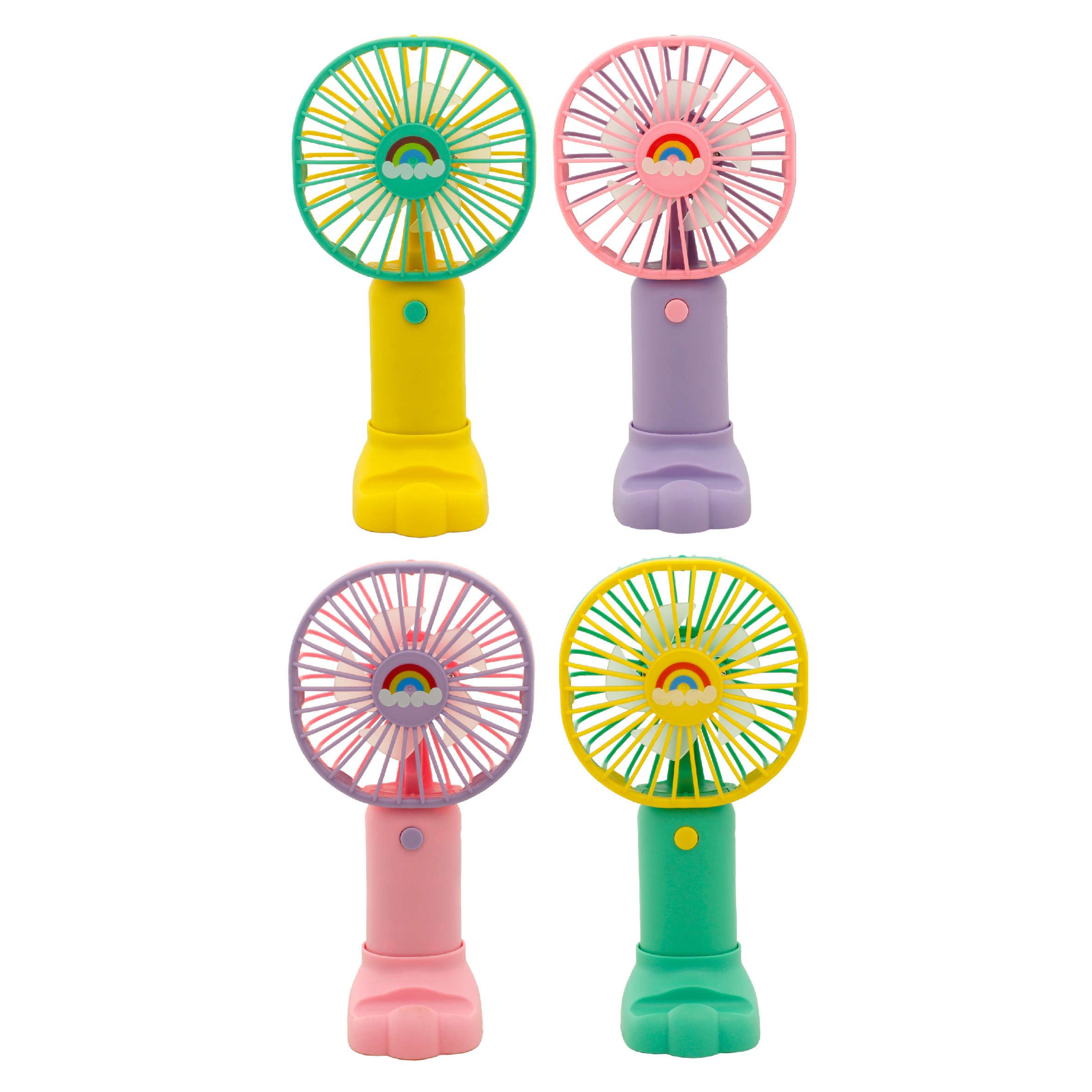 MINI VENTILADOR RECARREGÁVEL E PORTÁTIL COM CABO USB (INCLUSO)