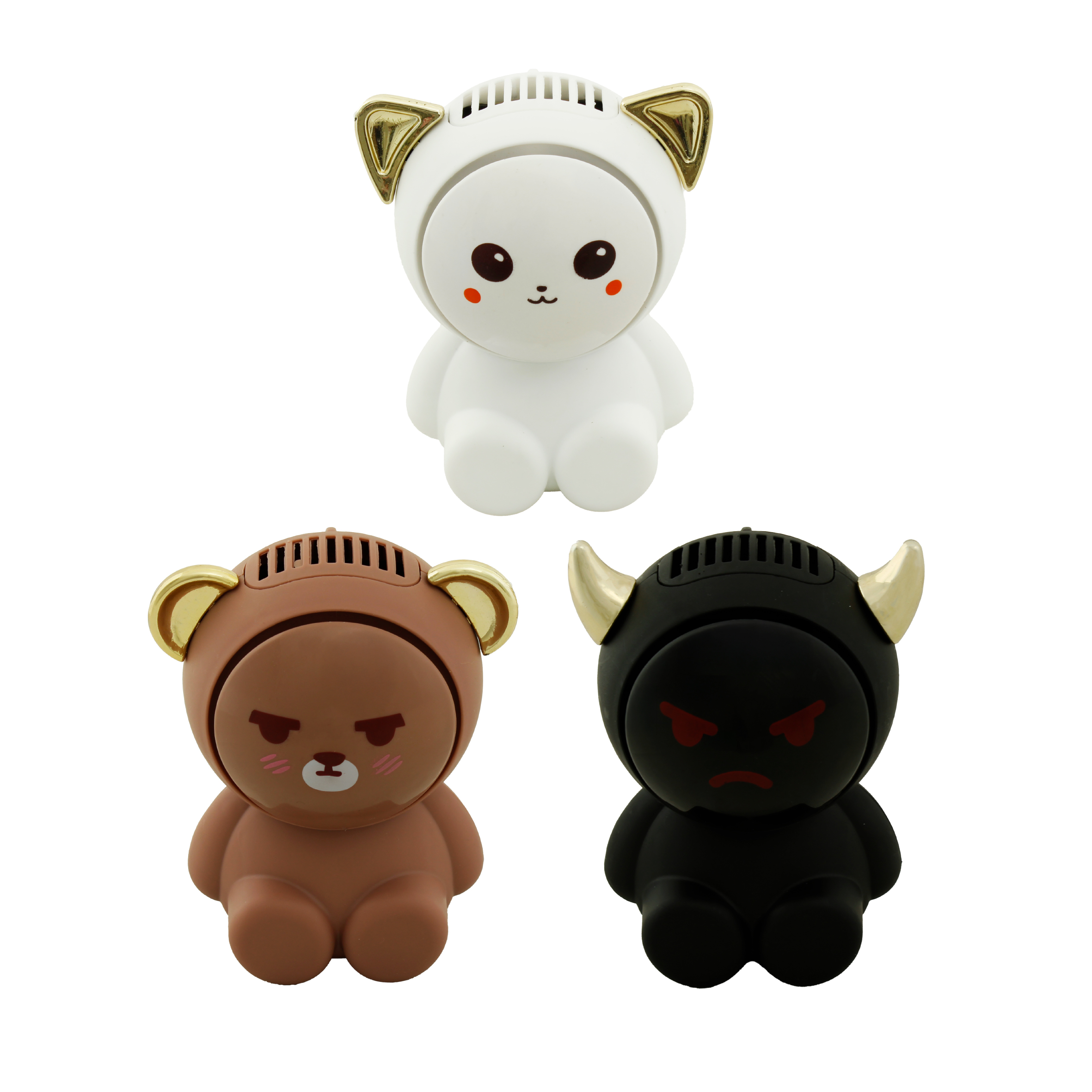 MINI VENTILADOR RECARREGÁVEL E PORTÁTIL COM CABO USB (INCLUSO)