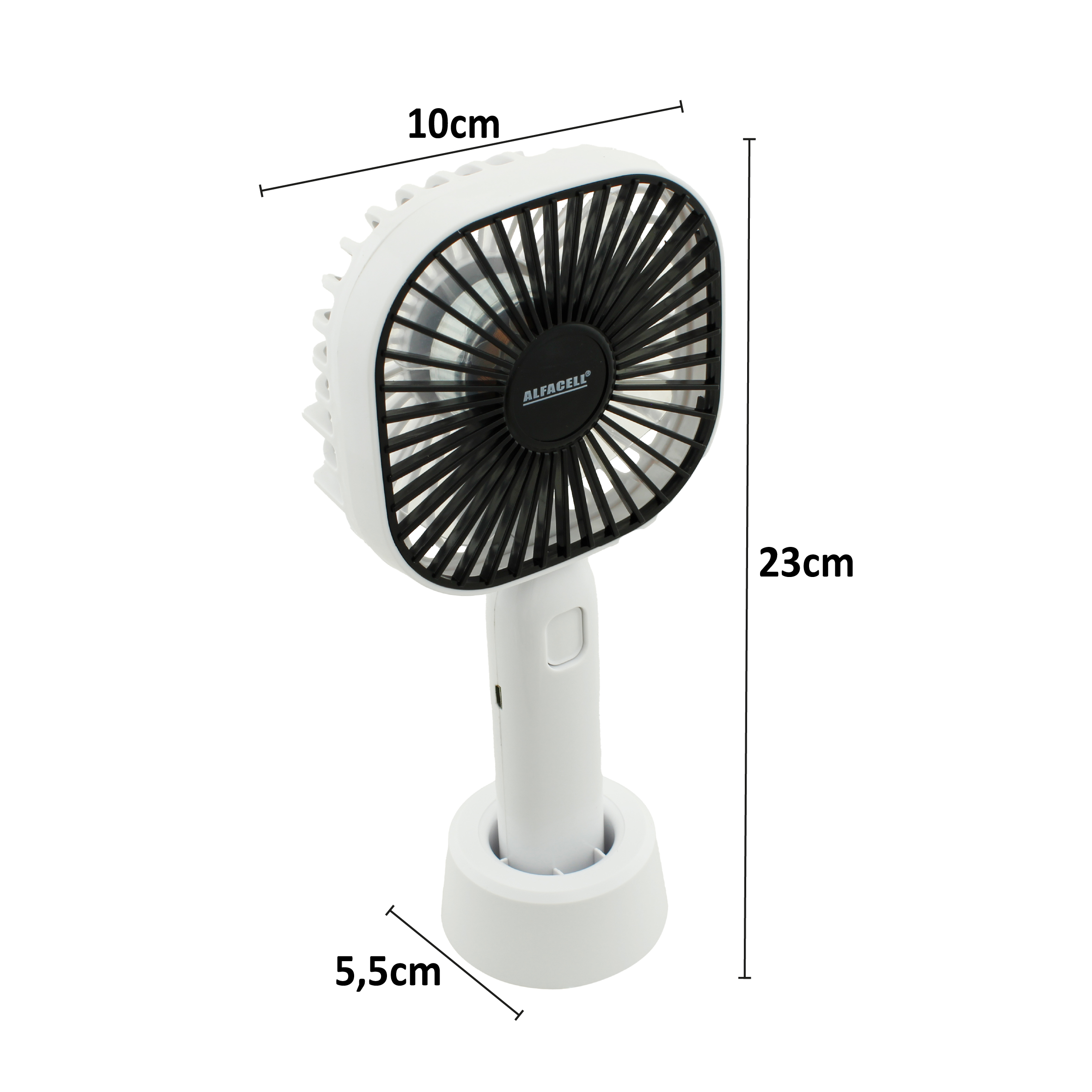 MINI VENTILADOR RECARREGÁVEL E PORTÁTIL COM CABO USB (INCLUSO)