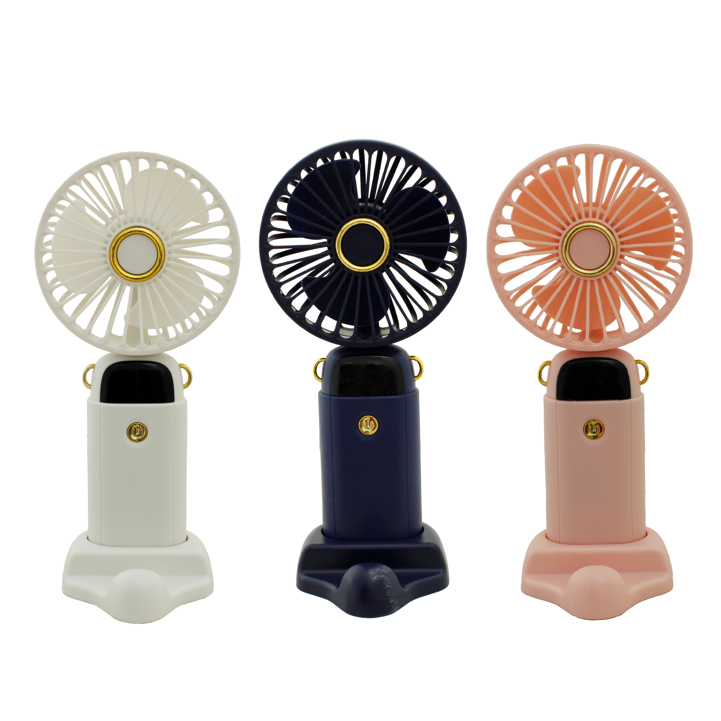 MINI VENTILADOR RECARREGÁVEL E PORTÁTIL, COM ALÇA, COM CABO USB (INCLUSO)