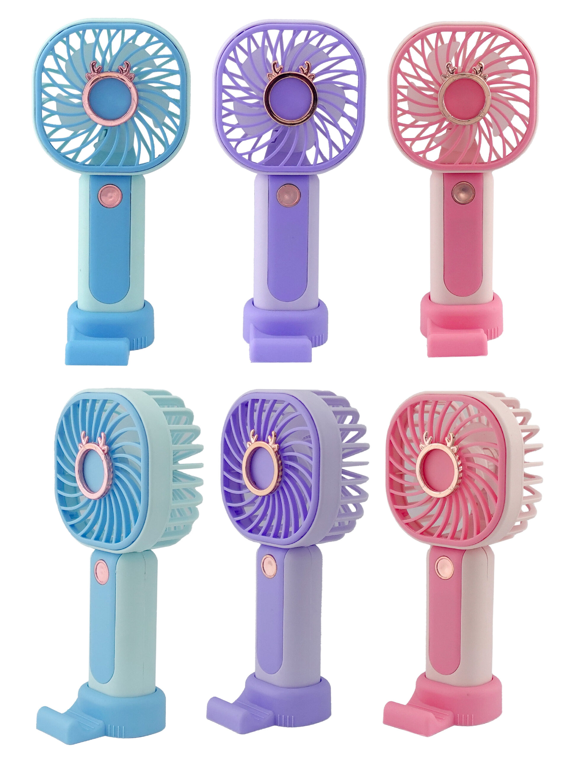 MINI VENTILADOR RECARREGÁVEL E PORTÁTIL COM CABO USB (INCLUSO) 3 VELOCIDADES
