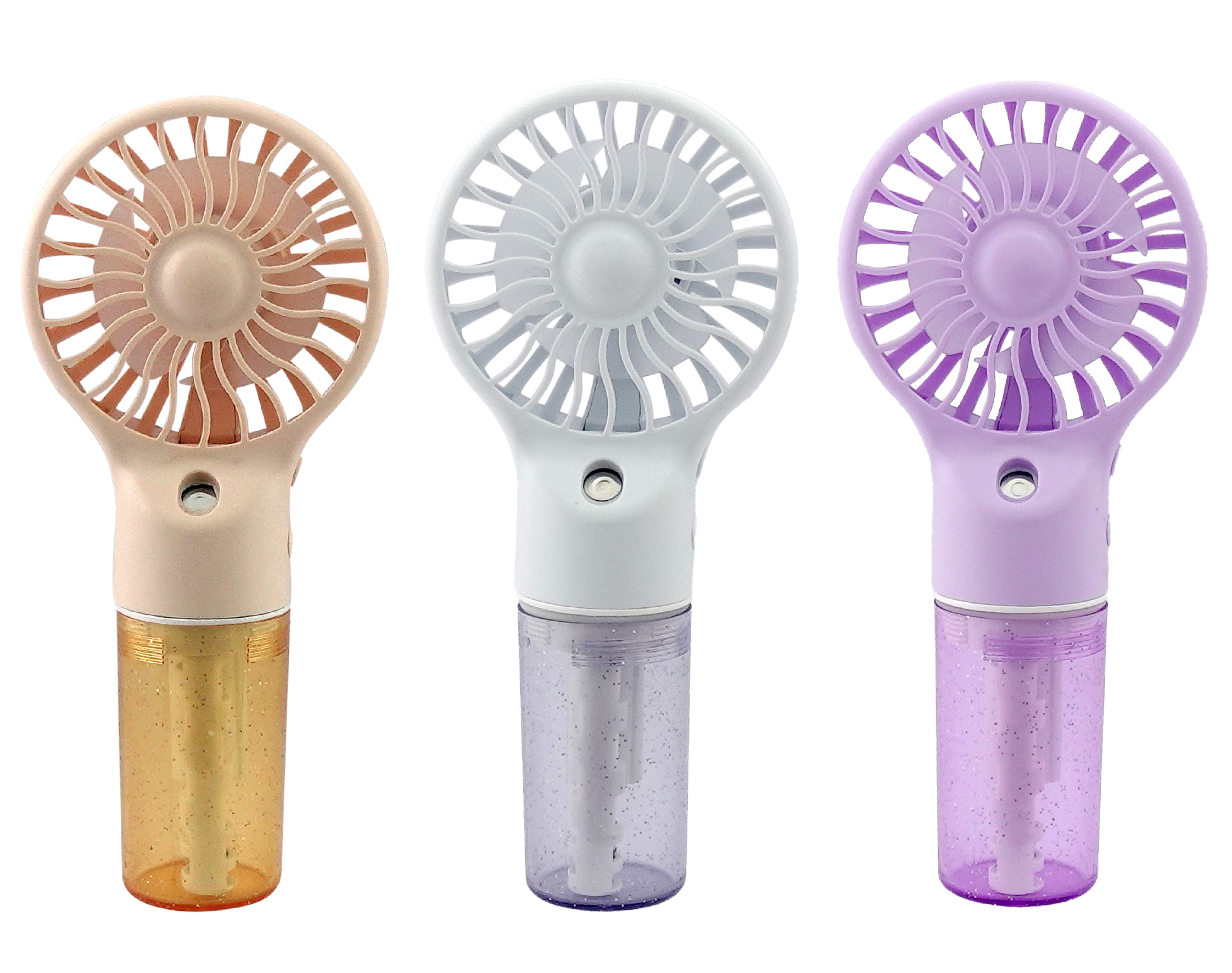 MINI VENTILADOR RECARREGÁVEL E PORTÁTIL COM CABO USB (INCLUSO) 3 VELOCIDADES (UMIDIFICADOR)