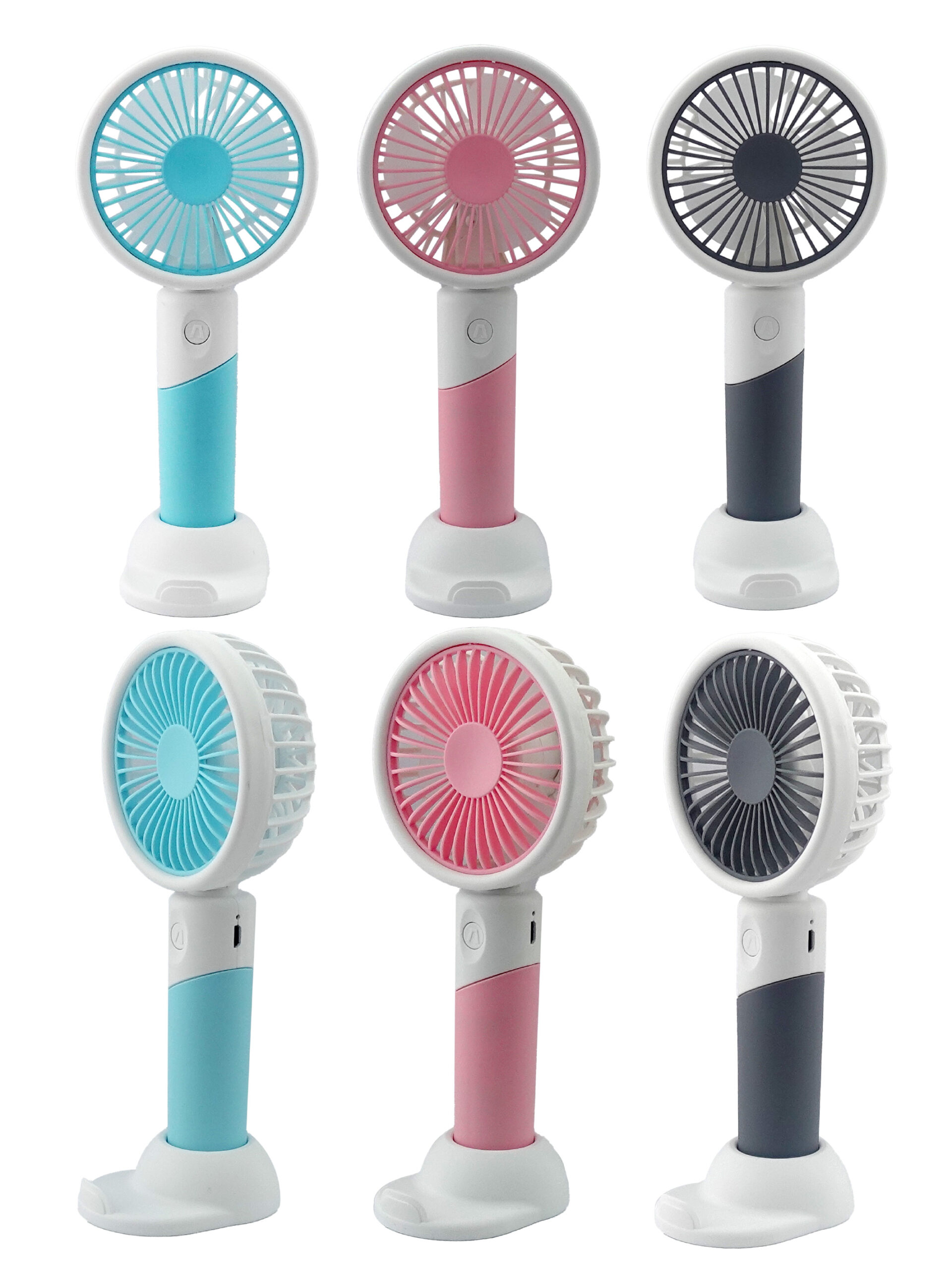 MINI VENTILADOR RECARREGÁVEL E PORTÁTIL COM CABO USB (INCLUSO) 3 VELOCIDADES