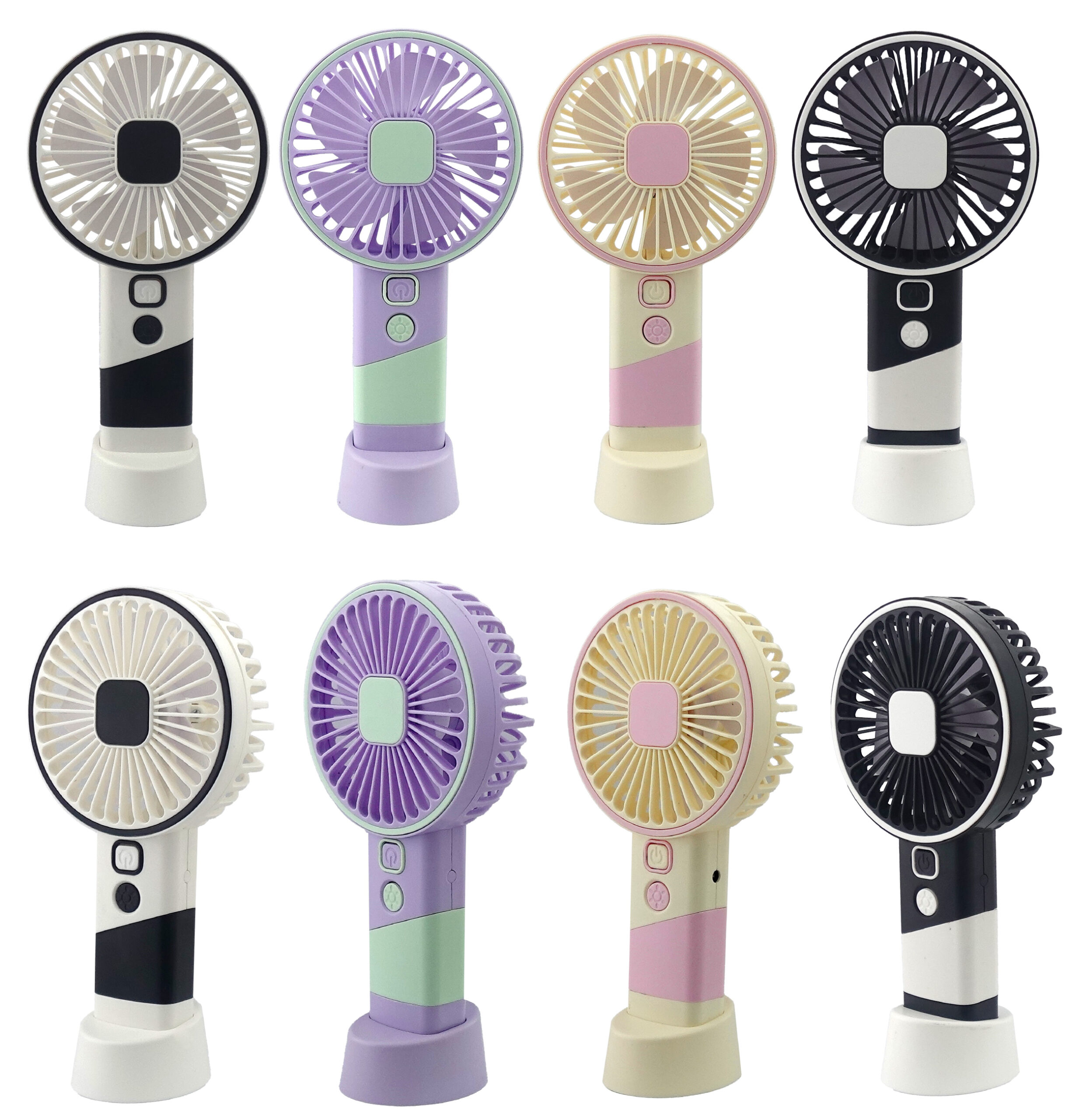 MINI VENTILADOR RECARREGÁVEL E PORTÁTIL COM CABO USB (INCLUSO) 1 VELOCIDADE