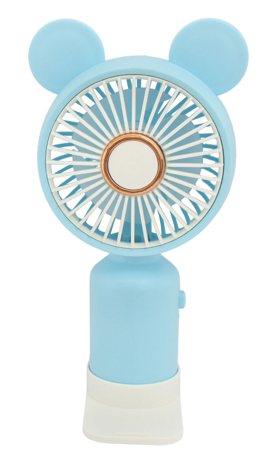 MINI VENTILADOR DE MESA, RECARREGÁVEL E PORTÁTIL COM CABO USB (INCLUSO) 1 VELOCIDADE