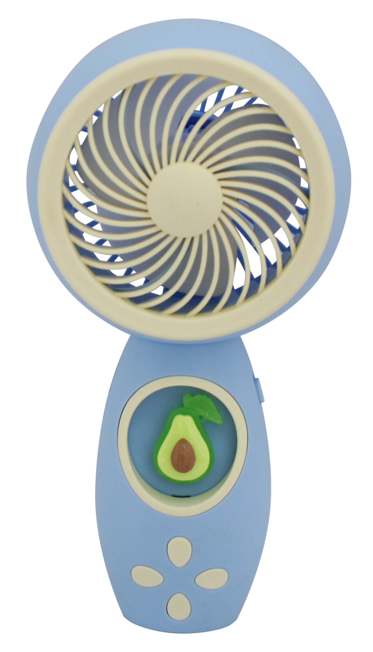 MINI VENTILADOR DE MESA RECARREGÁVEL E PORTÁTIL COM CABO USB (INCLUSO), 1 VELOCIDADE