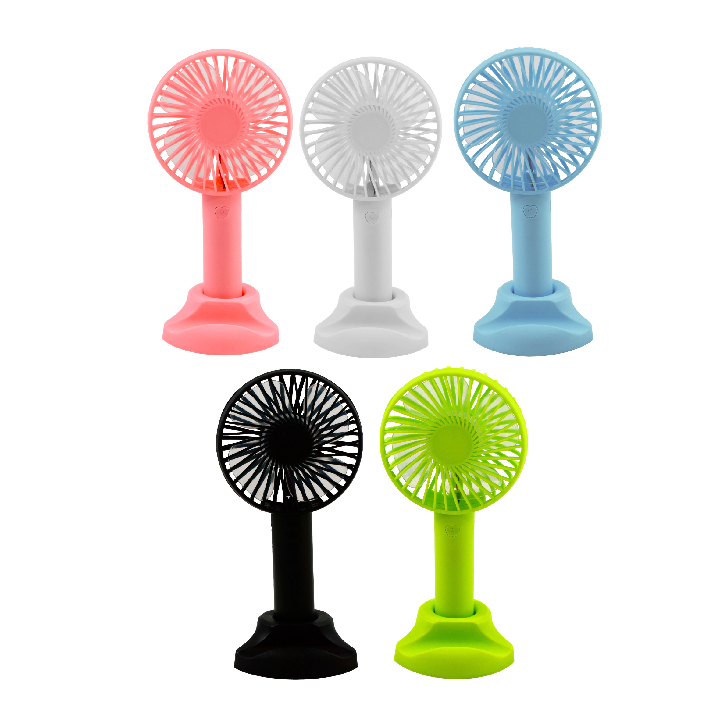 MINI VENTILADOR DE MESA RECARREGÁVEL E PORTÁTIL COM CABO USB (INCLUSO) 3 VELOCIDADES