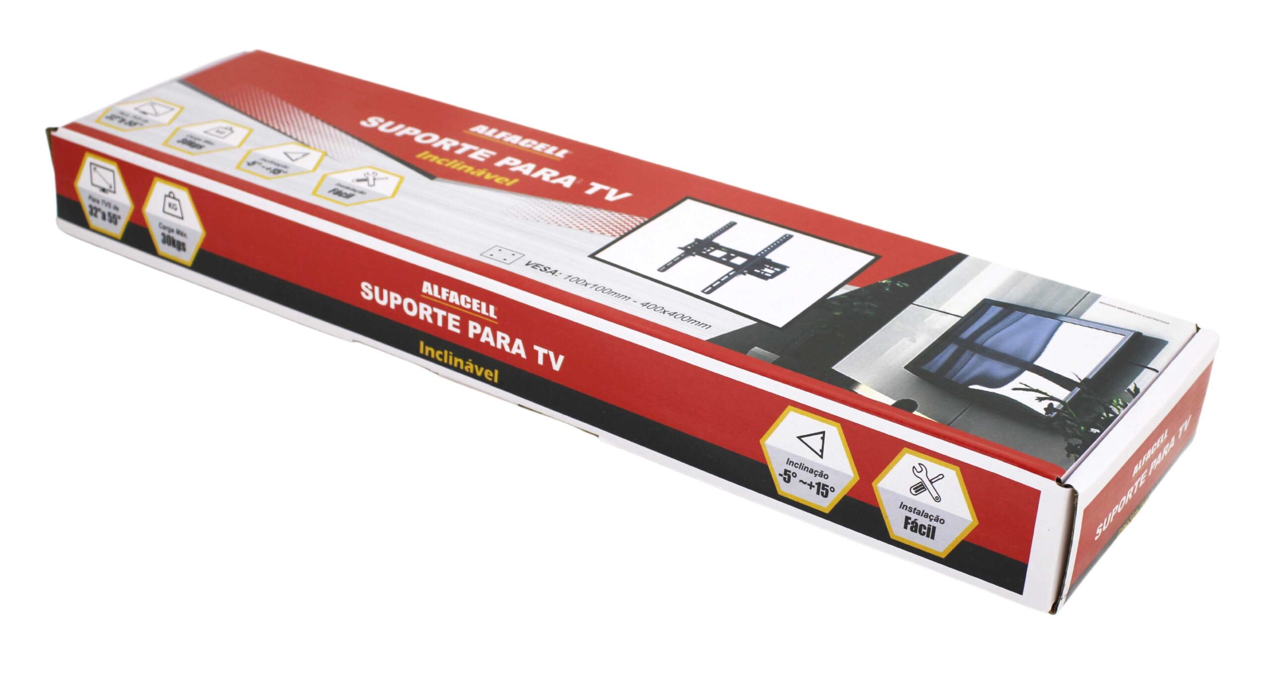 SUPORTE INCLINÁVEL PARA TV (PARA TVS DE 32″ A 55″)