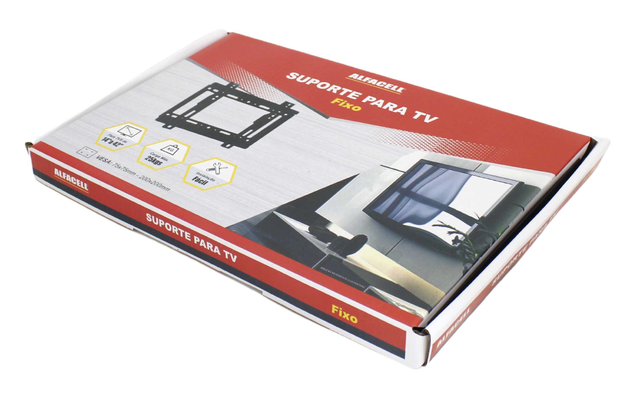 SUPORTE FIXO PARA TV (PARA TVS DE 14″ A 42″)