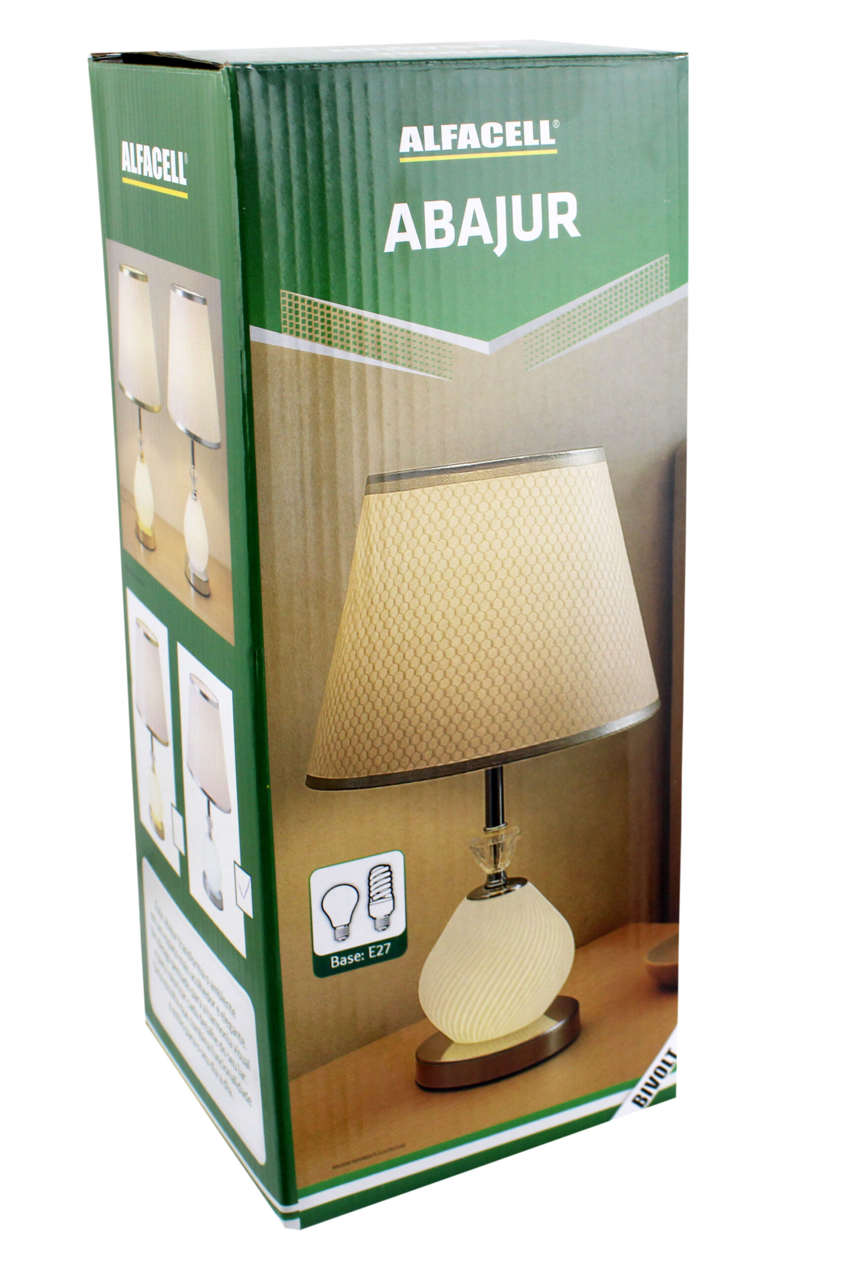 ABAJUR BIVOLT 40W BOCAL E27 (LÂMPADA NÃO INCLUSA)
