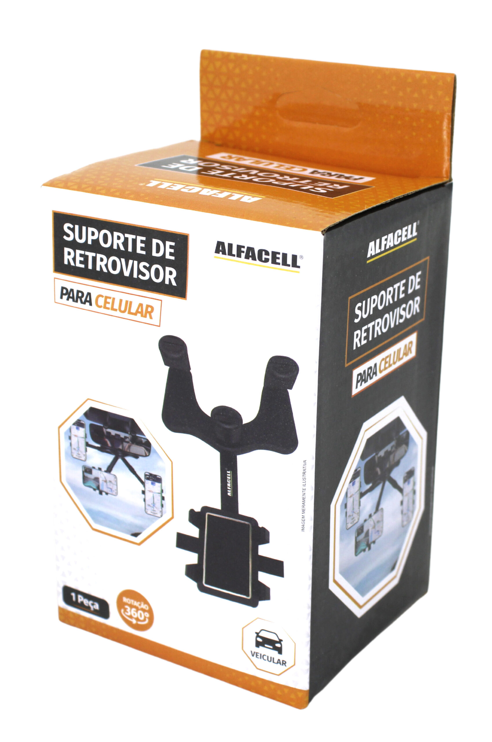 SUPORTE DE RETROVISOR PARA CELULAR