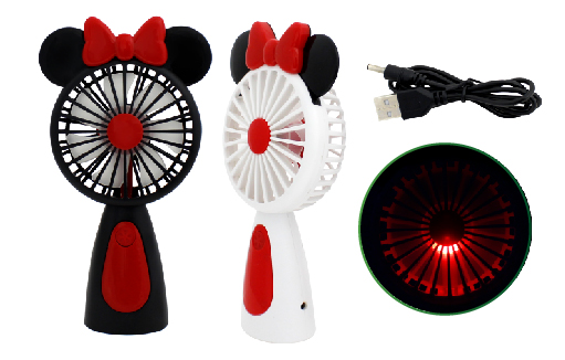 MINI VENTILADOR RECARREGÁVEL COM CABO USB