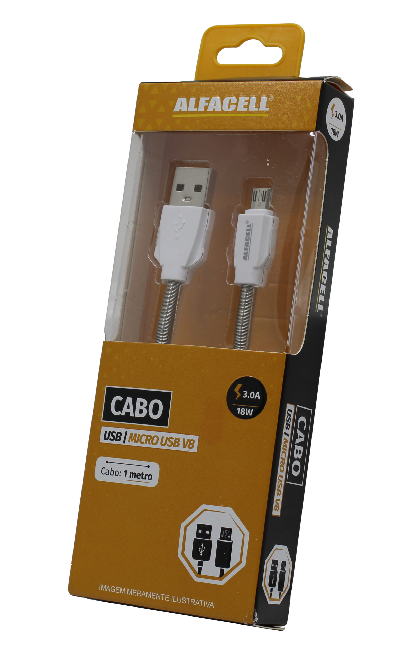 CABO USB – V8, 5V-3.0A-18W