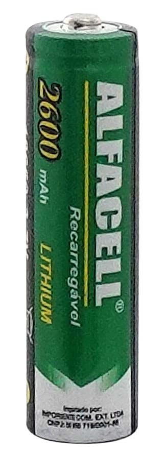 BATERIA DE LITHIUM RECARREGÁVEL 2600MAH 3.7V