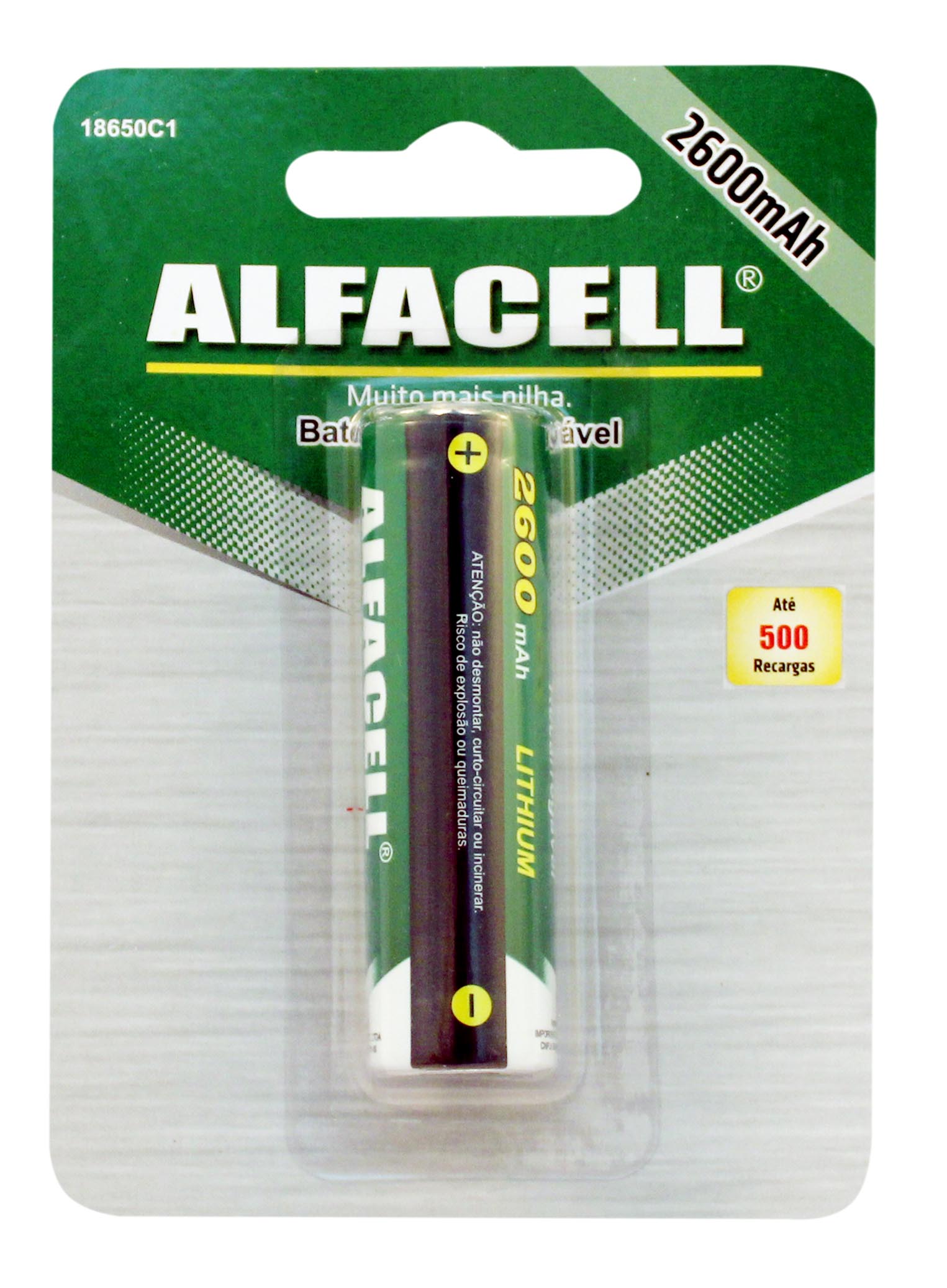 BATERIA RECARREGÁVEL LITHIUM 3,7V