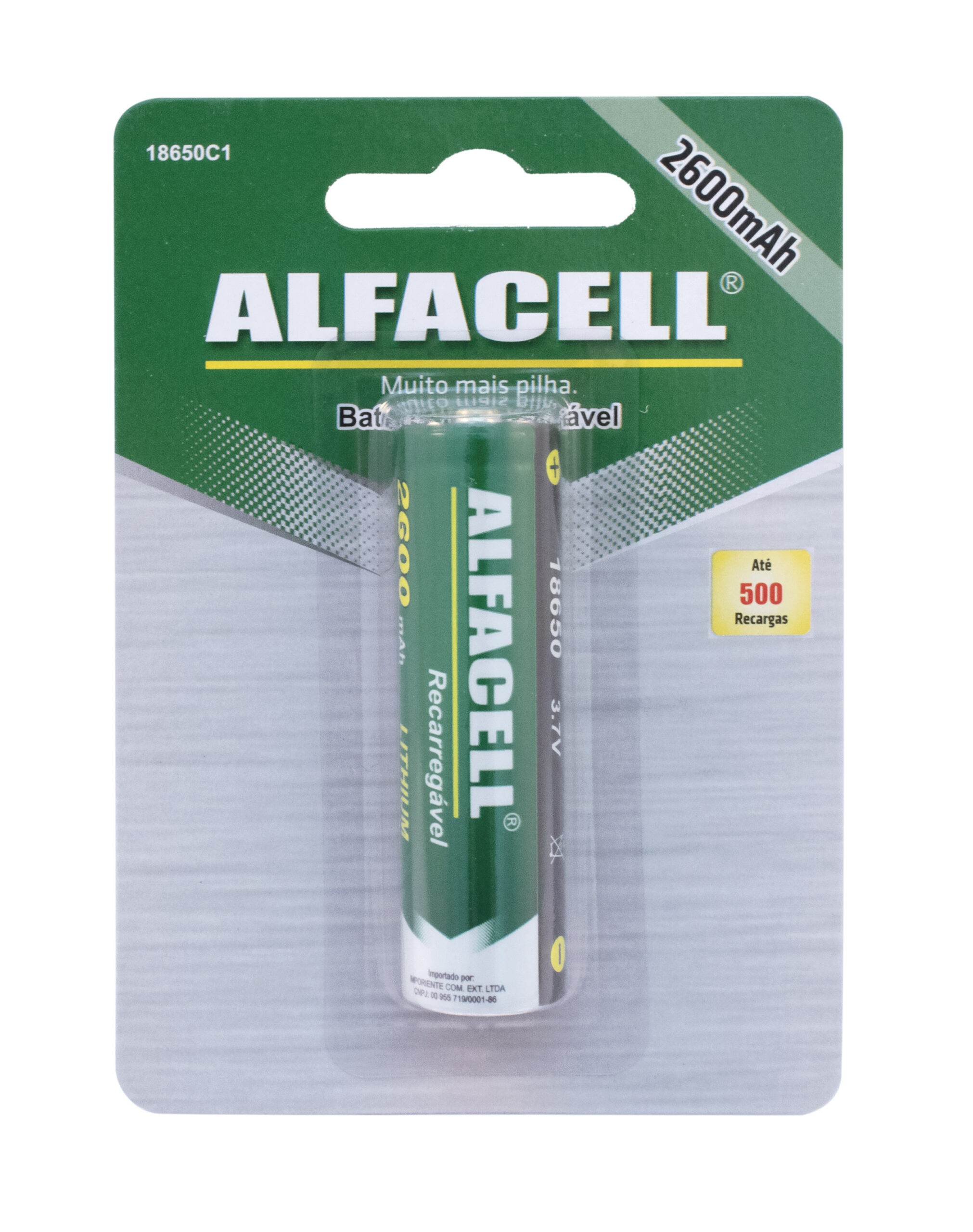 BATERIA RECARREGÁVEL LITHIUM 3,7V