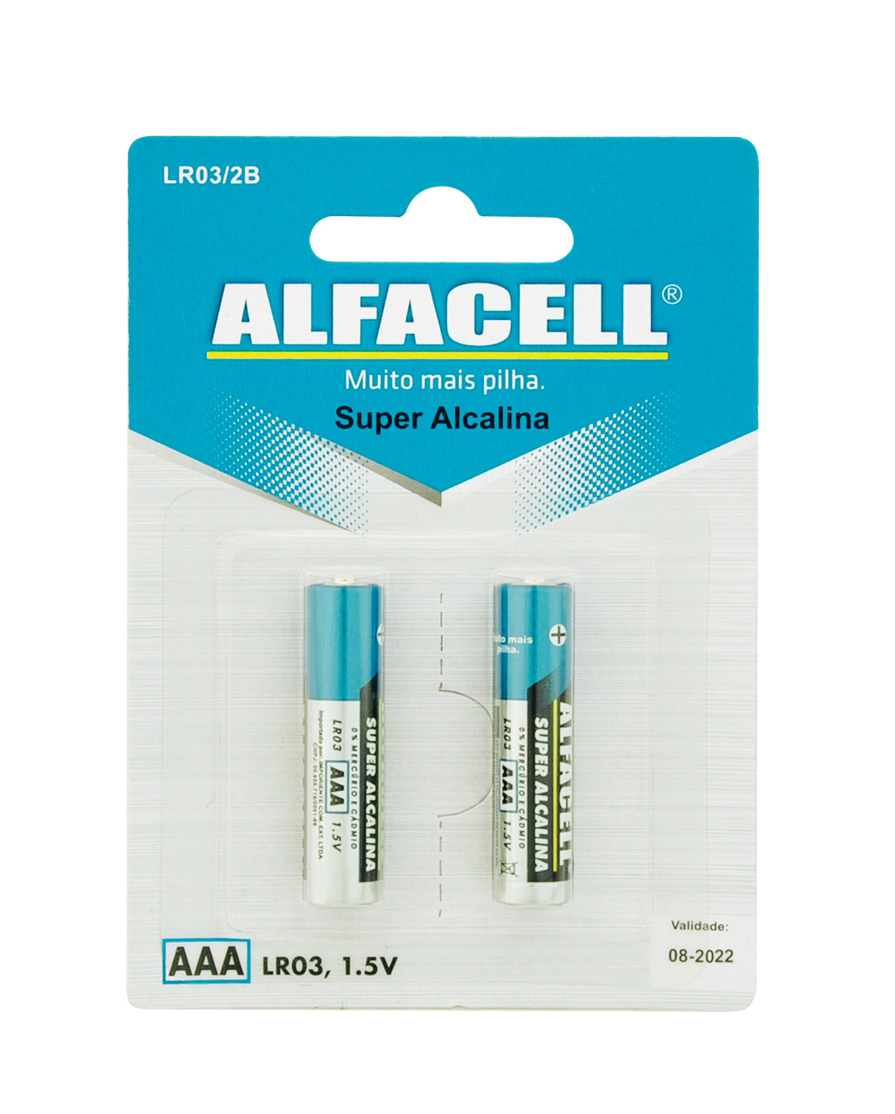 PILHA ALCALINA AAA (PALITO) 1.5V