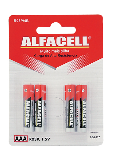 PILHA COMUM AAA (PALITO) 1.5V